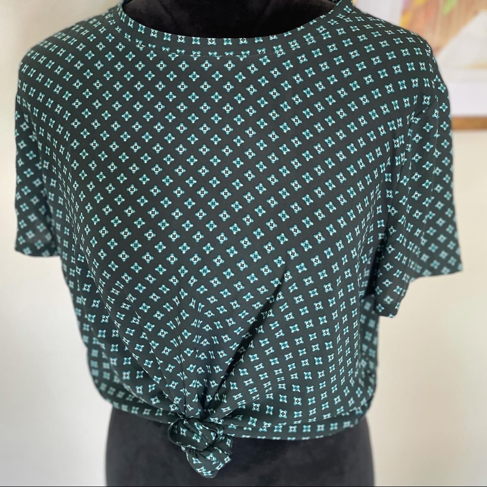 Dark Green LOFT Top